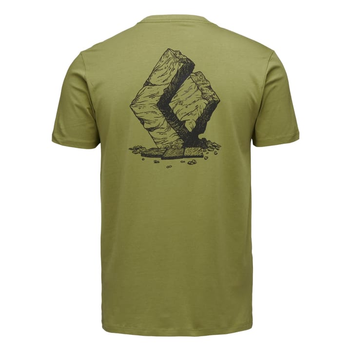 Black Diamond Men's Boulder SS Tee Camp Green Black Diamond