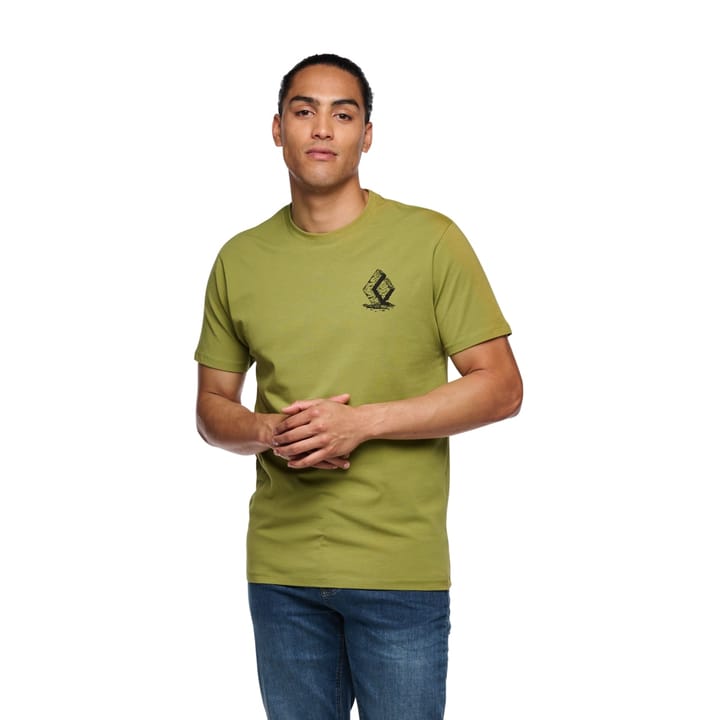 Black Diamond Men's Boulder SS Tee Camp Green Black Diamond