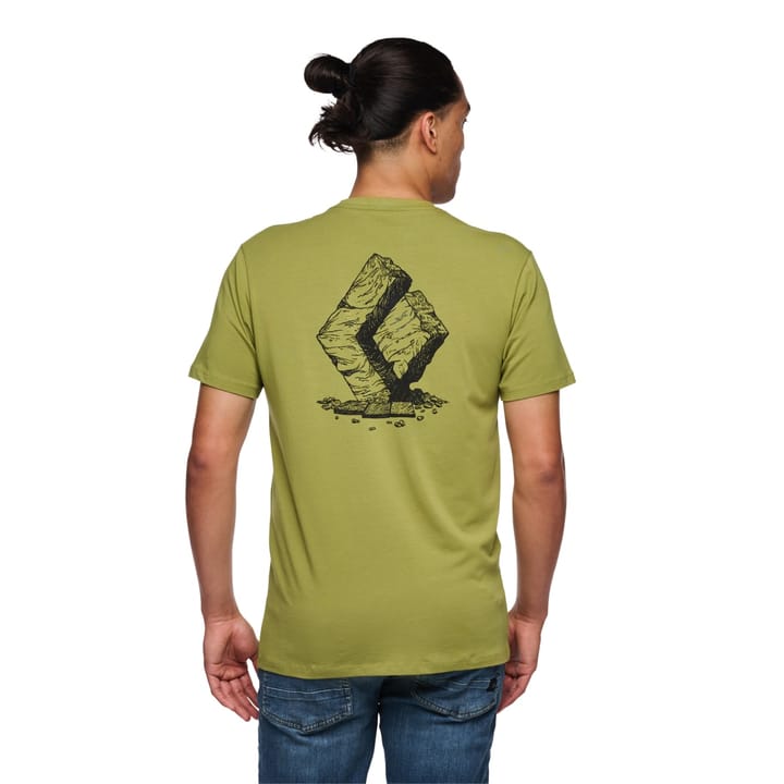 Black Diamond Men's Boulder SS Tee Camp Green Black Diamond