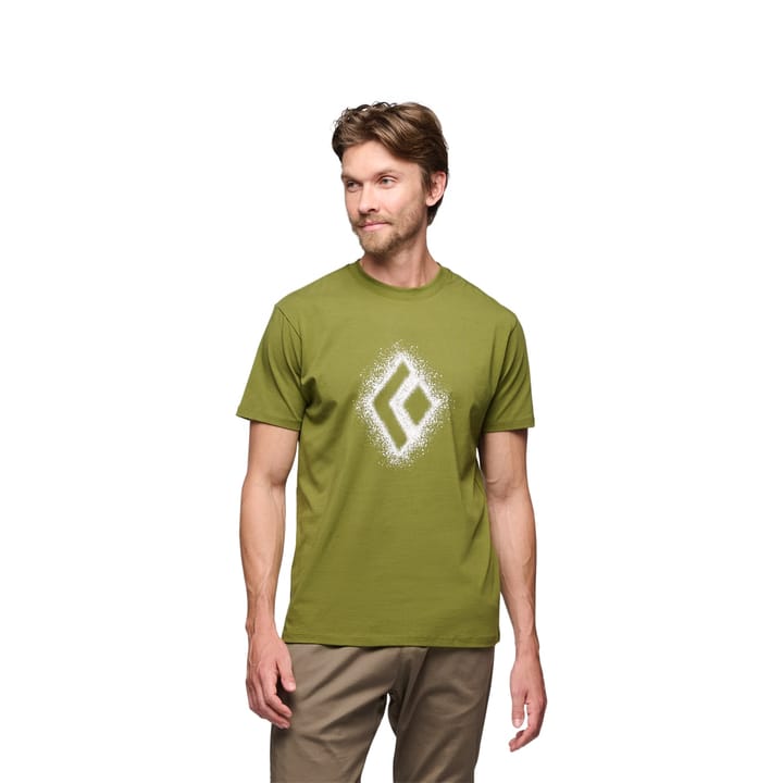 Black Diamond Men's Chalked Up 2.0 SS Tee Camp Green Black Diamond