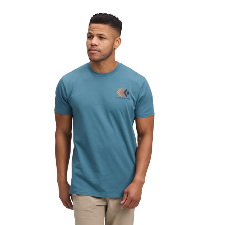 Black Diamond Men's Faded SS Tee Creek Blue Black Diamond