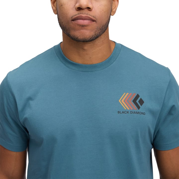 Black Diamond Men's Faded SS Tee Creek Blue Black Diamond