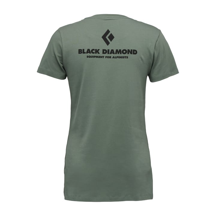 Black Diamond Women's Equipment For Alpinists Shortsleeve Tee Laurel Green Black Diamond