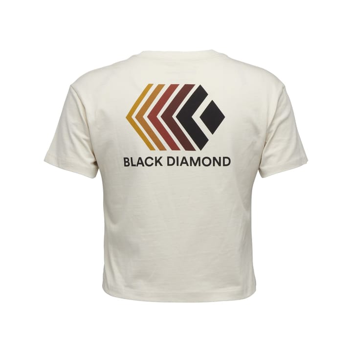 Black Diamond Women's Faded Crop SS Tee Off White Black Diamond