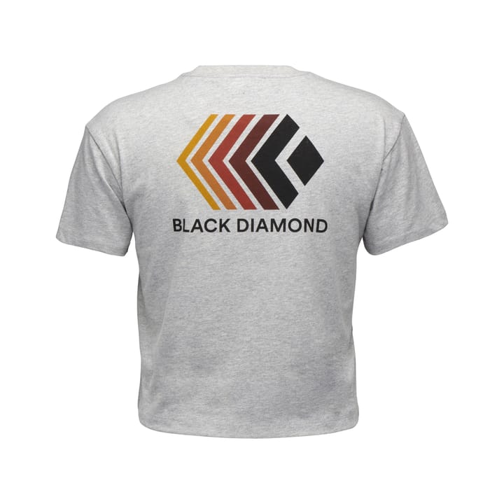 Black Diamond Women's Faded Crop Shortsleeve Tee Nickel Heather Black Diamond