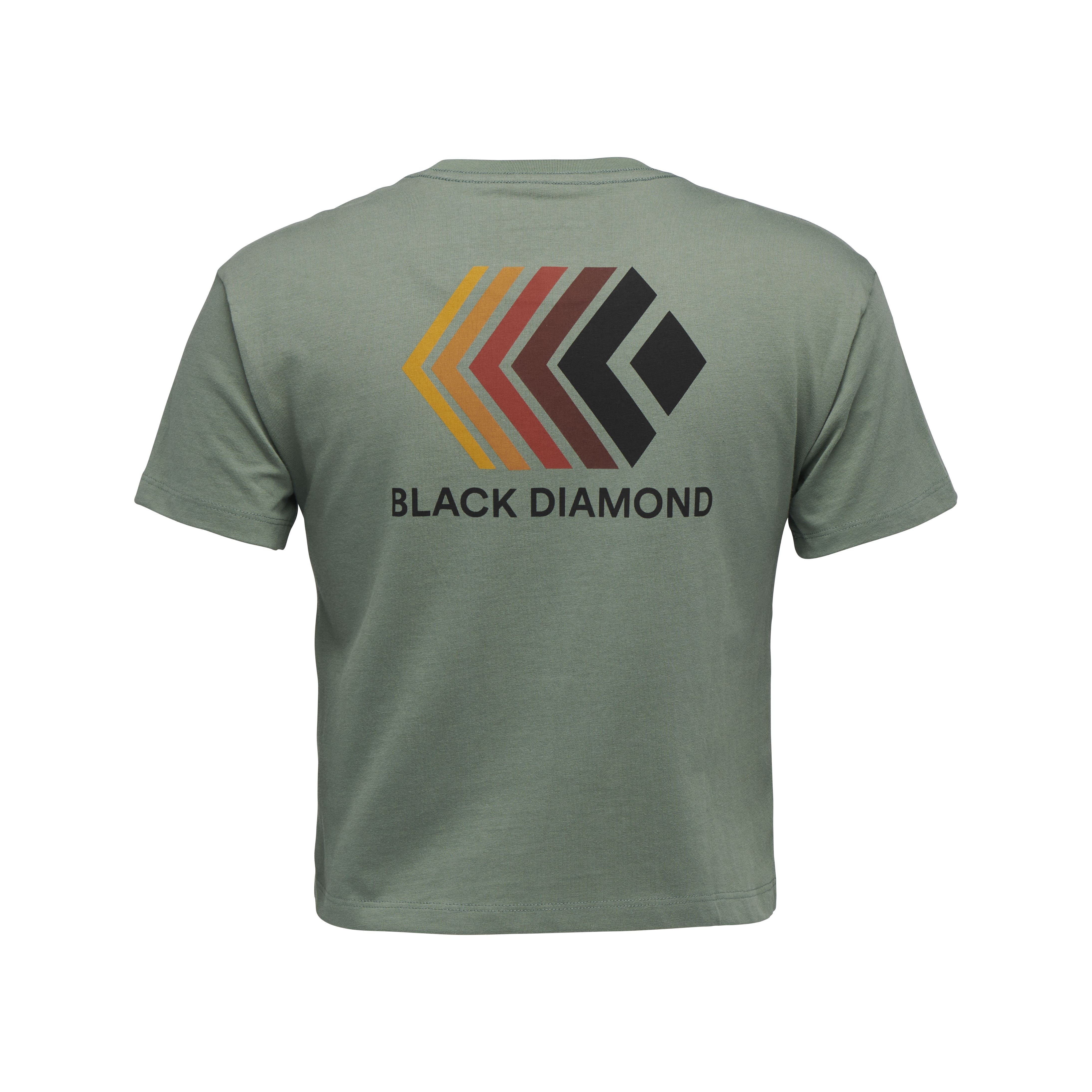 Black Diamond Women’s Faded Crop Shortsleeve Tee Laurel Green