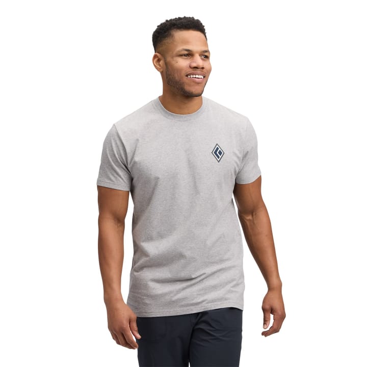 Black Diamond M Heritage Alpinist Ss Tee Nickel Heather Black Diamond