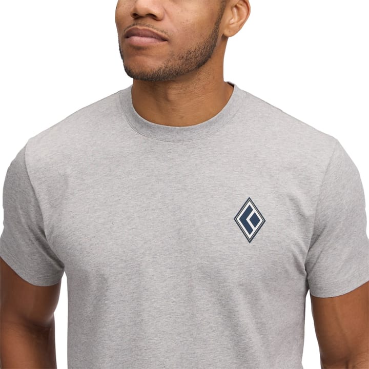 Black Diamond M Heritage Alpinist Ss Tee Nickel Heather Black Diamond