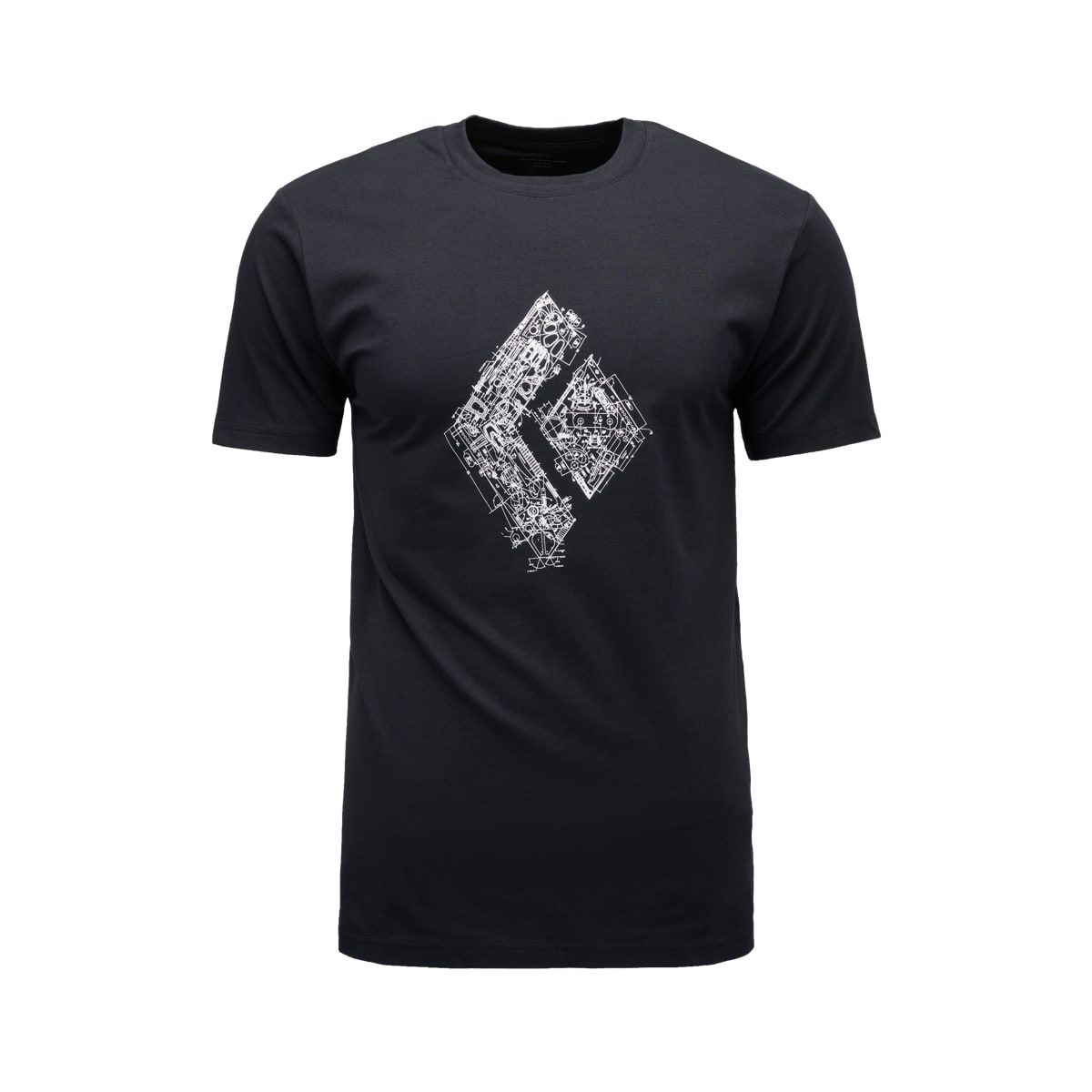 Black Diamond M Engineered Diamond Ss Tee Black