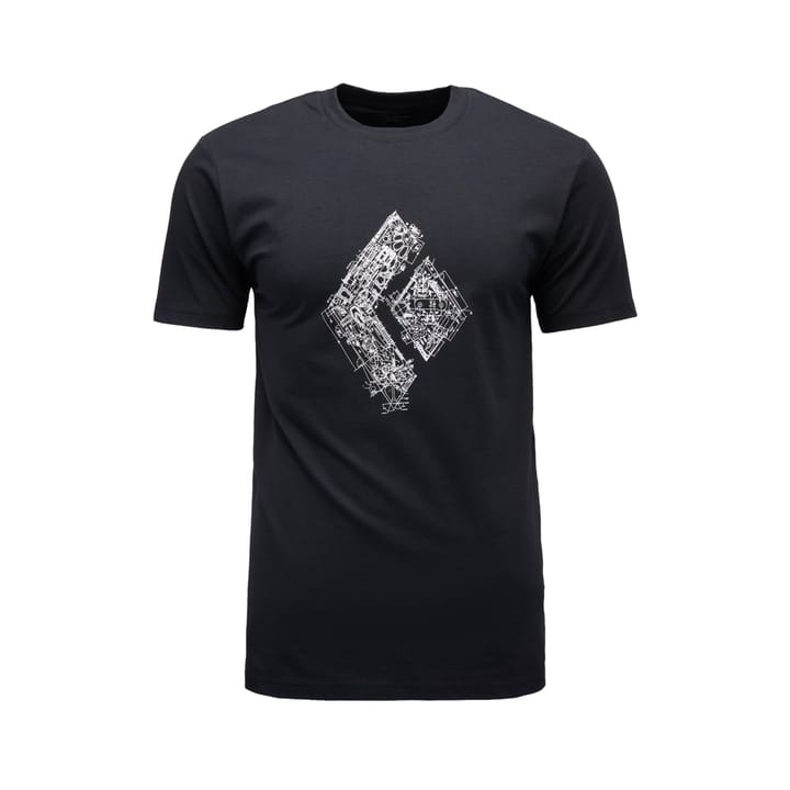 Black Diamond M Engineered Diamond Ss Tee Black Black Diamond