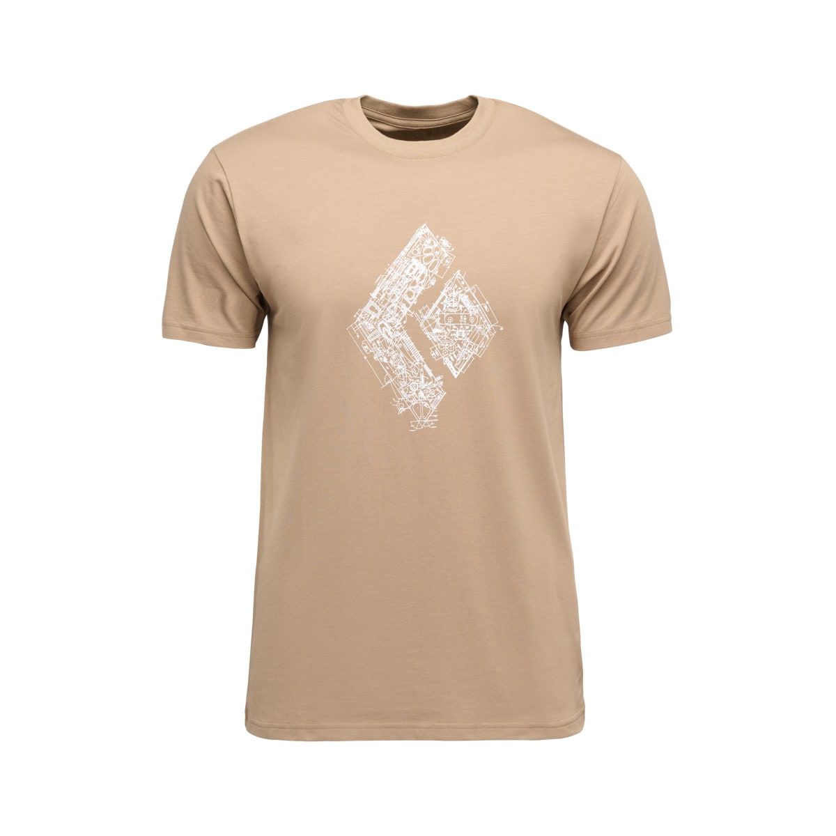 Black Diamond M Engineered Diamond Ss Tee Mushroom