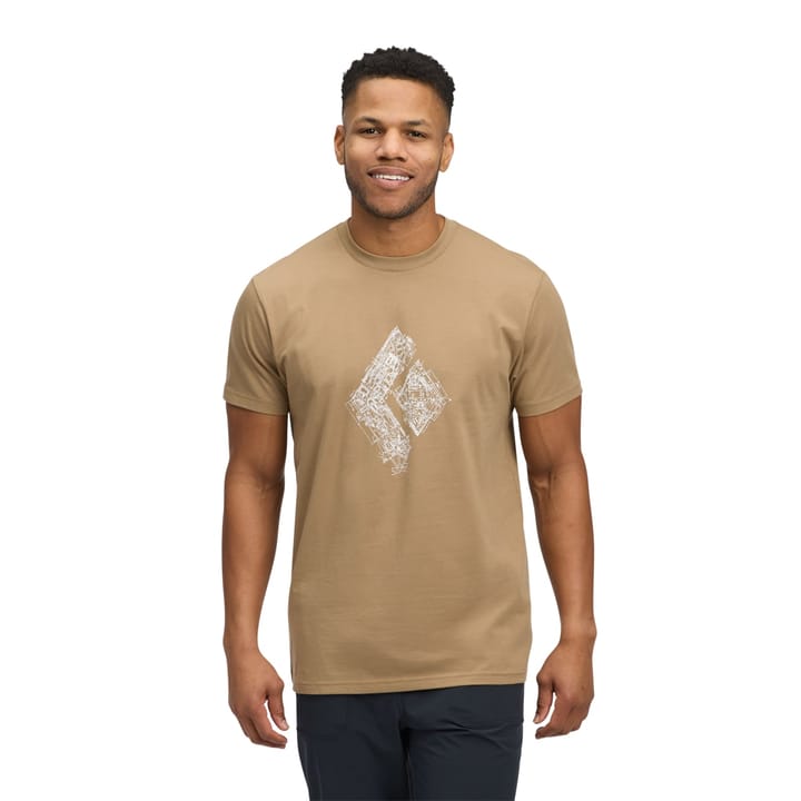 Black Diamond M Engineered Diamond Ss Tee Mushroom Black Diamond