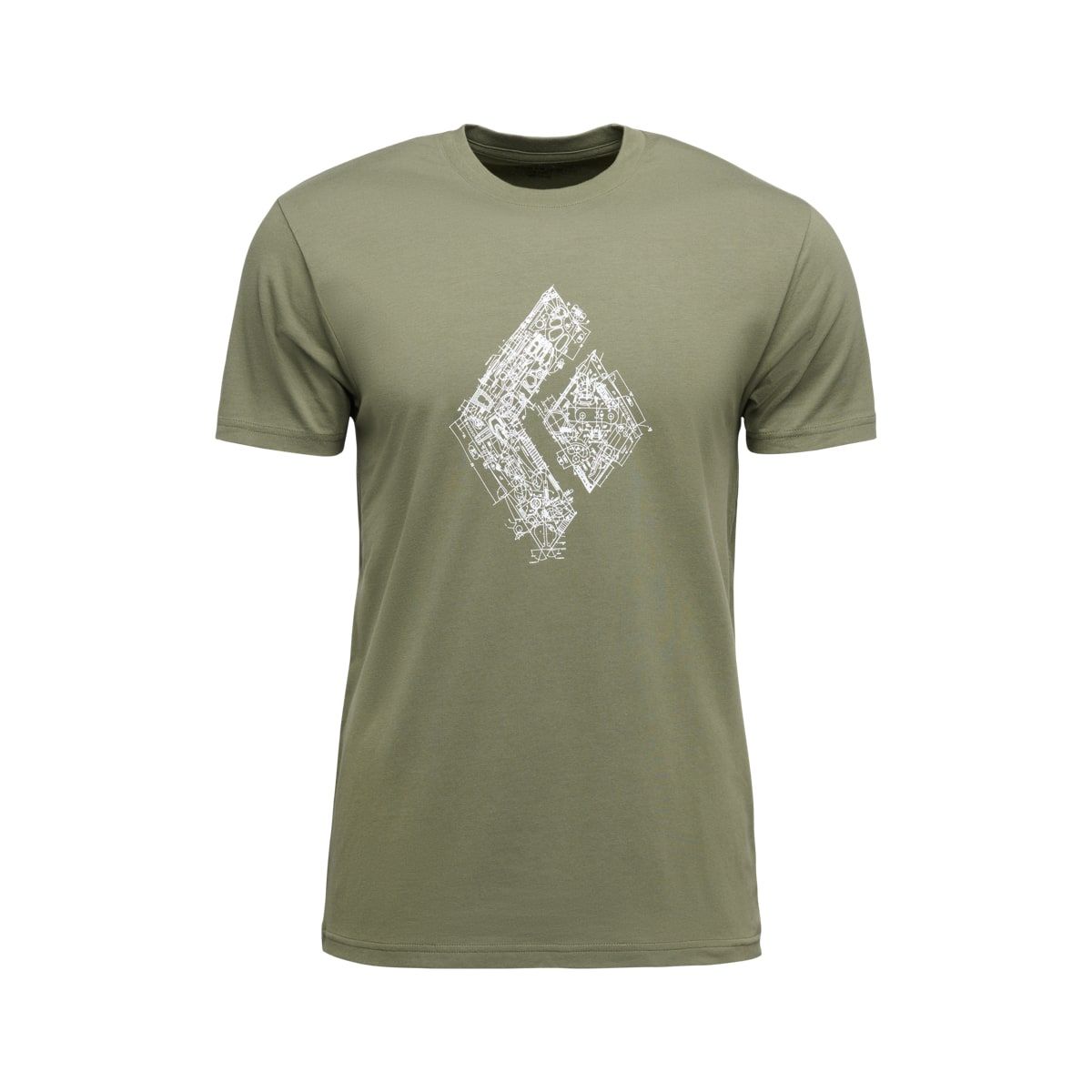 Black Diamond M Engineered Diamond Ss Tee Tundra