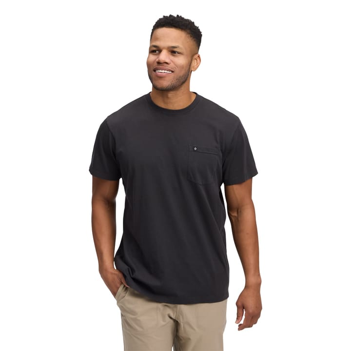 Black Diamond M Diamond Patch Ss Pocket Tee Black Black Diamond