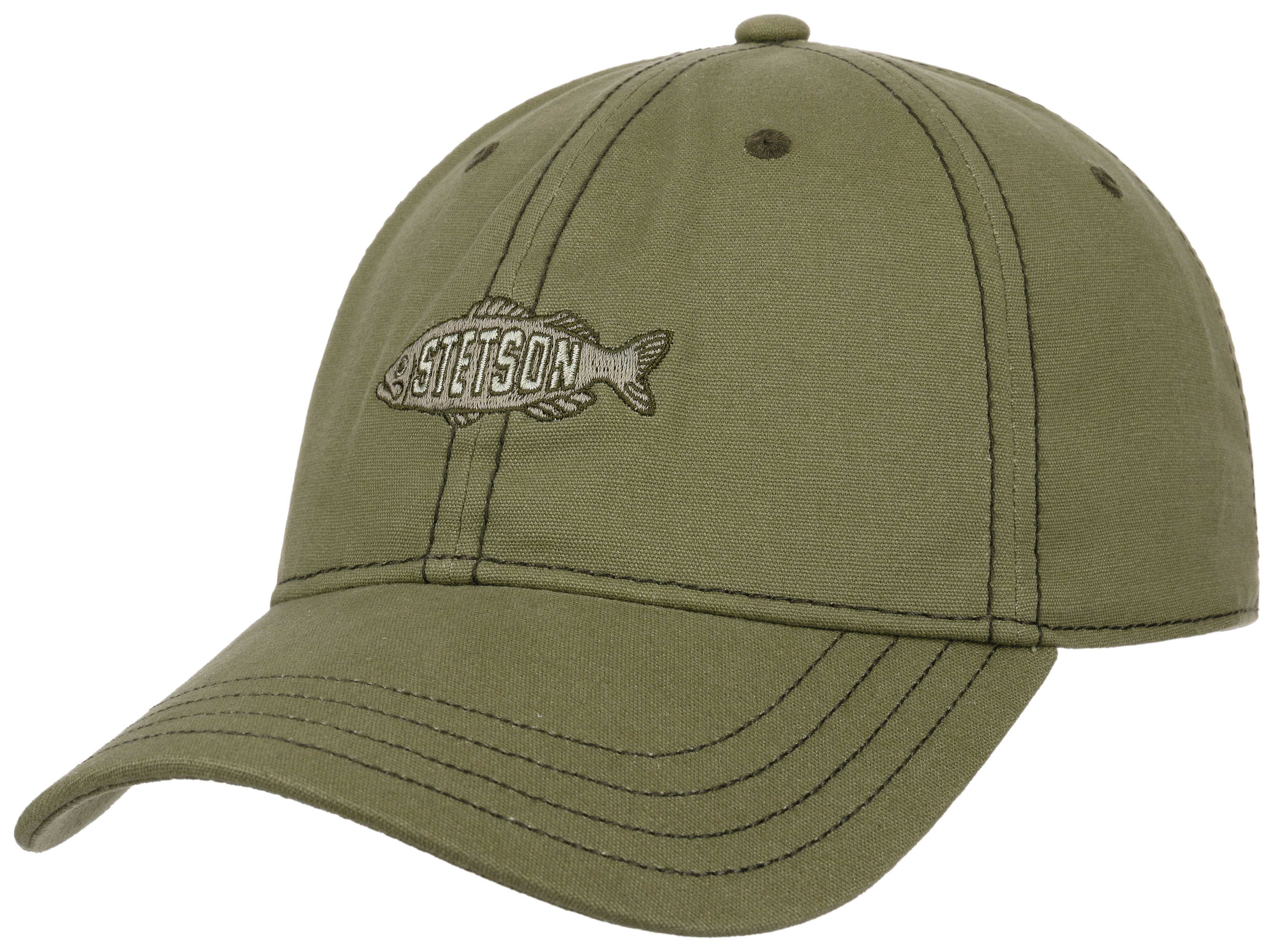 Stetson Men’s Baseball Cap Fishing Olive