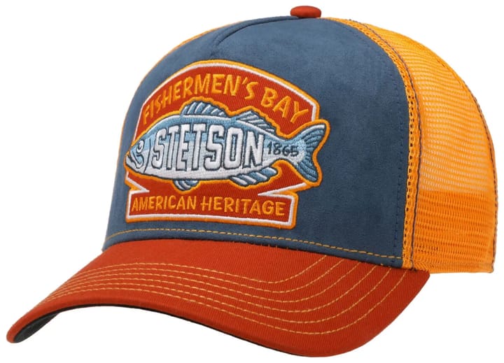 Stetson Trucker Cap Fishermen's Bay Red/Blue/Orange Stetson