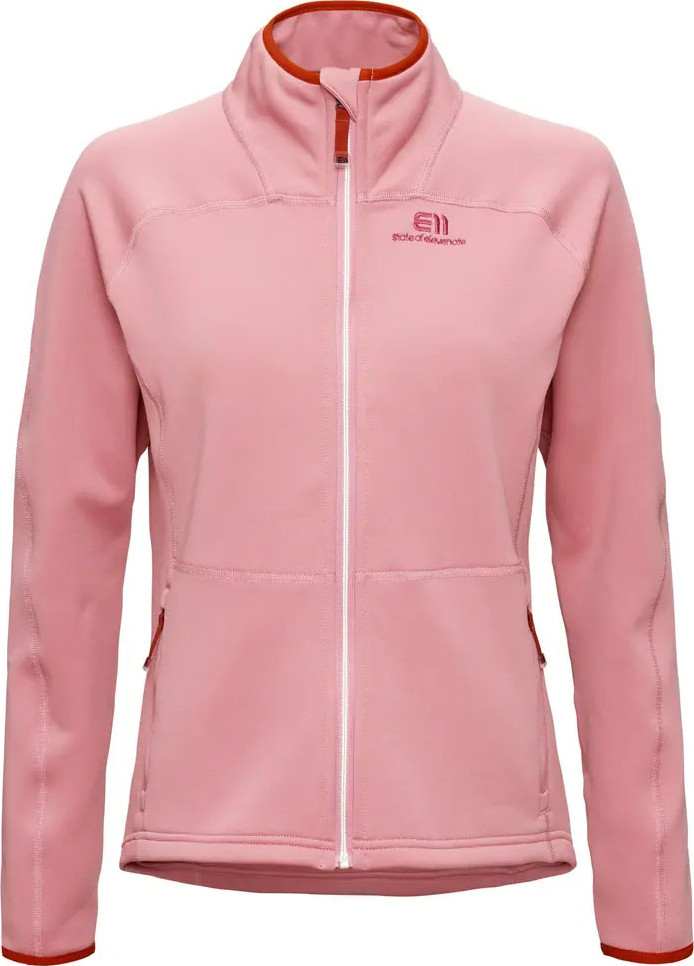 Elevenate Women’s Skiers Fleece Zip Dark Strawberry