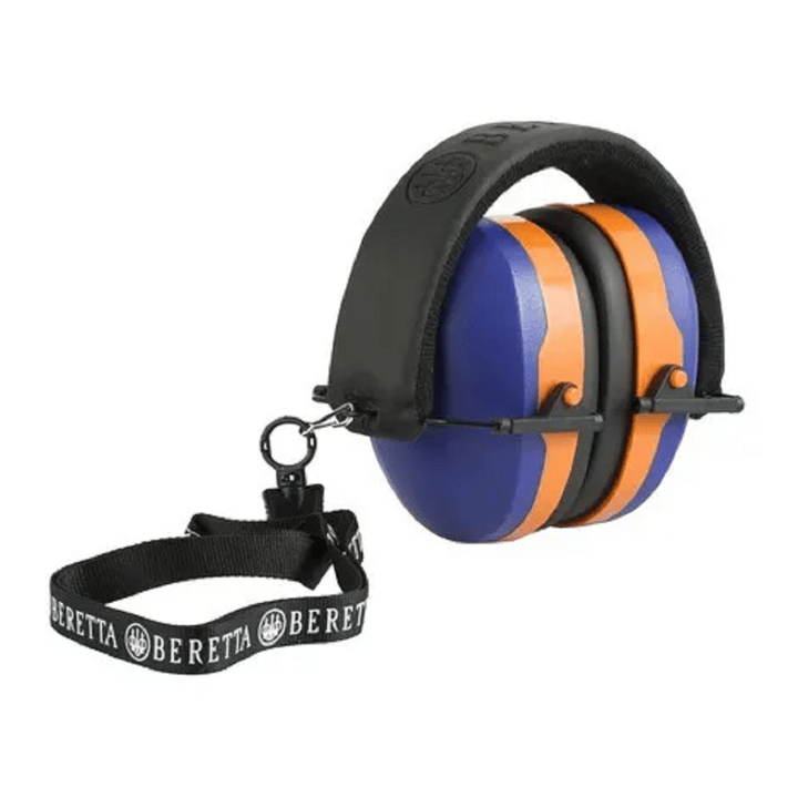 Beretta Gridshell Earmuff Blue Beretta & Orange Beretta