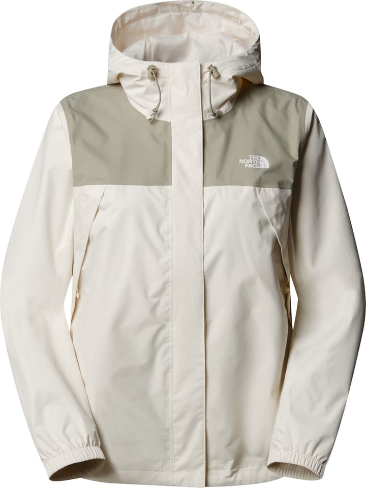 The North Face Women's ANTORA JACKET White Dune/Clay Grey The North Face