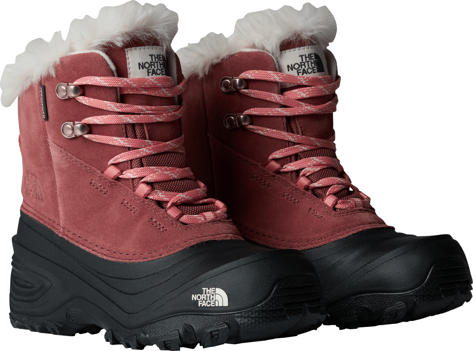 The North Face Kids' Shellista V Lace Waterproof Snow Boots Canyon Dust/Terracotta