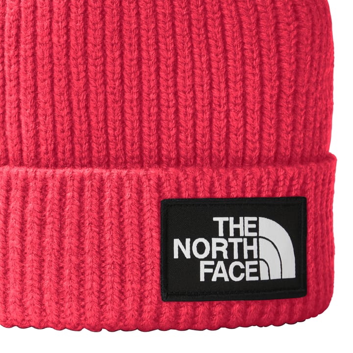 The North Face Kids' TNF Box Logo Cuff Beanie Radiant Poppy The North Face