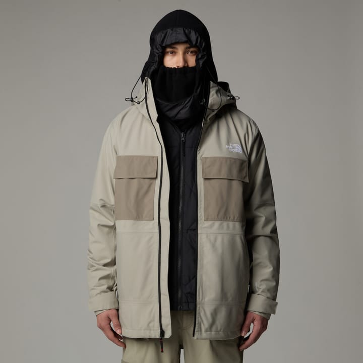 The North Face Men's Fourbarrel Triclimate Jacket Clay Grey/TNF Black The North Face