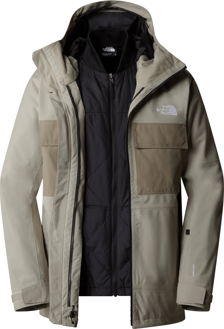 The North Face Men's Fourbarrel Triclimate Jacket Clay Grey/TNF Black The North Face