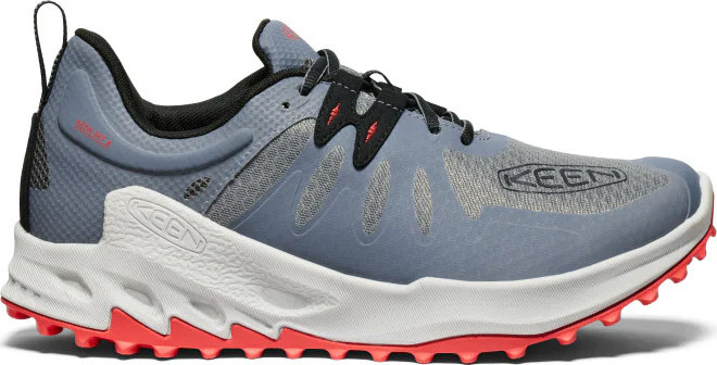 Keen Men’s Zionic Waterproof Hiking Shoe Steel Grey/Poppy Red