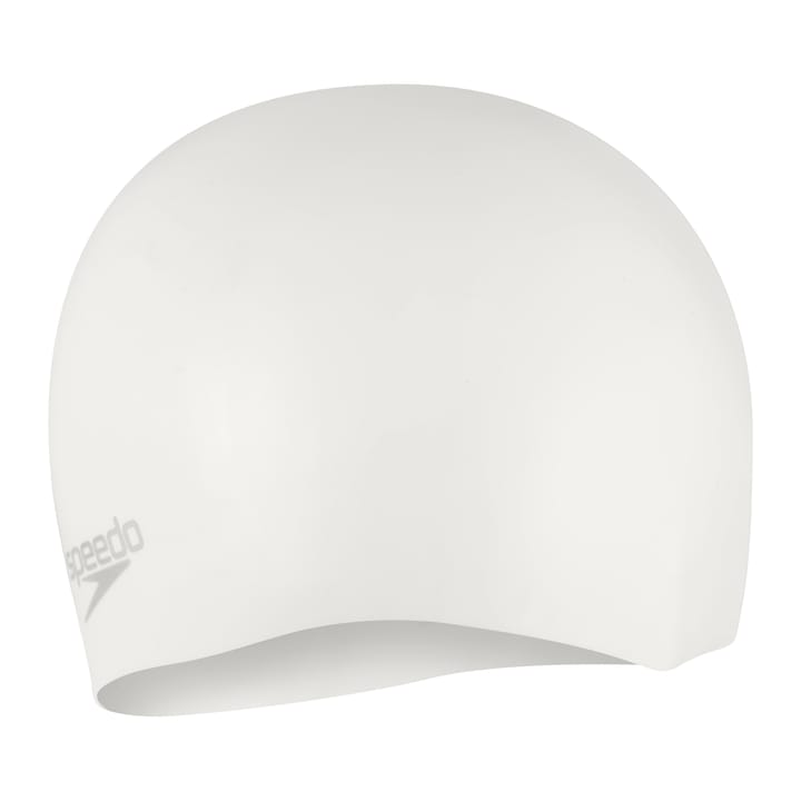 Speedo Plain Moulded Silicone Cap White