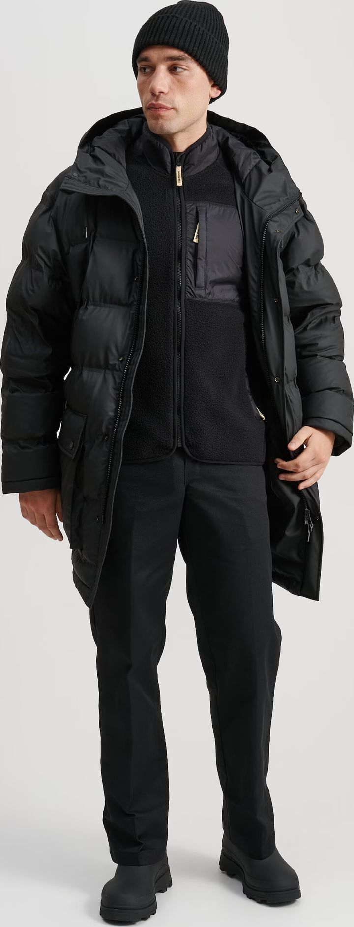 Tretorn Men's Baffle Coat Jet Black Tretorn