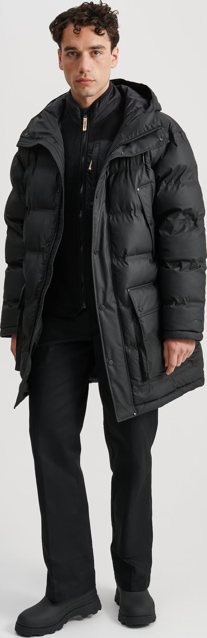 Tretorn Men's Baffle Coat Jet Black Tretorn