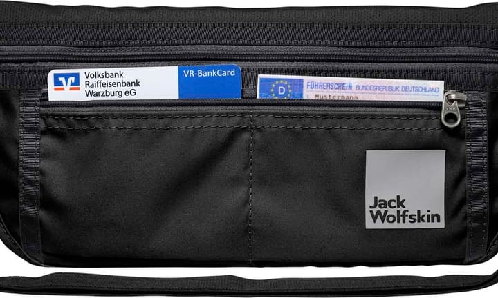 Jack Wolfskin Unisex Document Belt De Luxe Black Jack Wolfskin