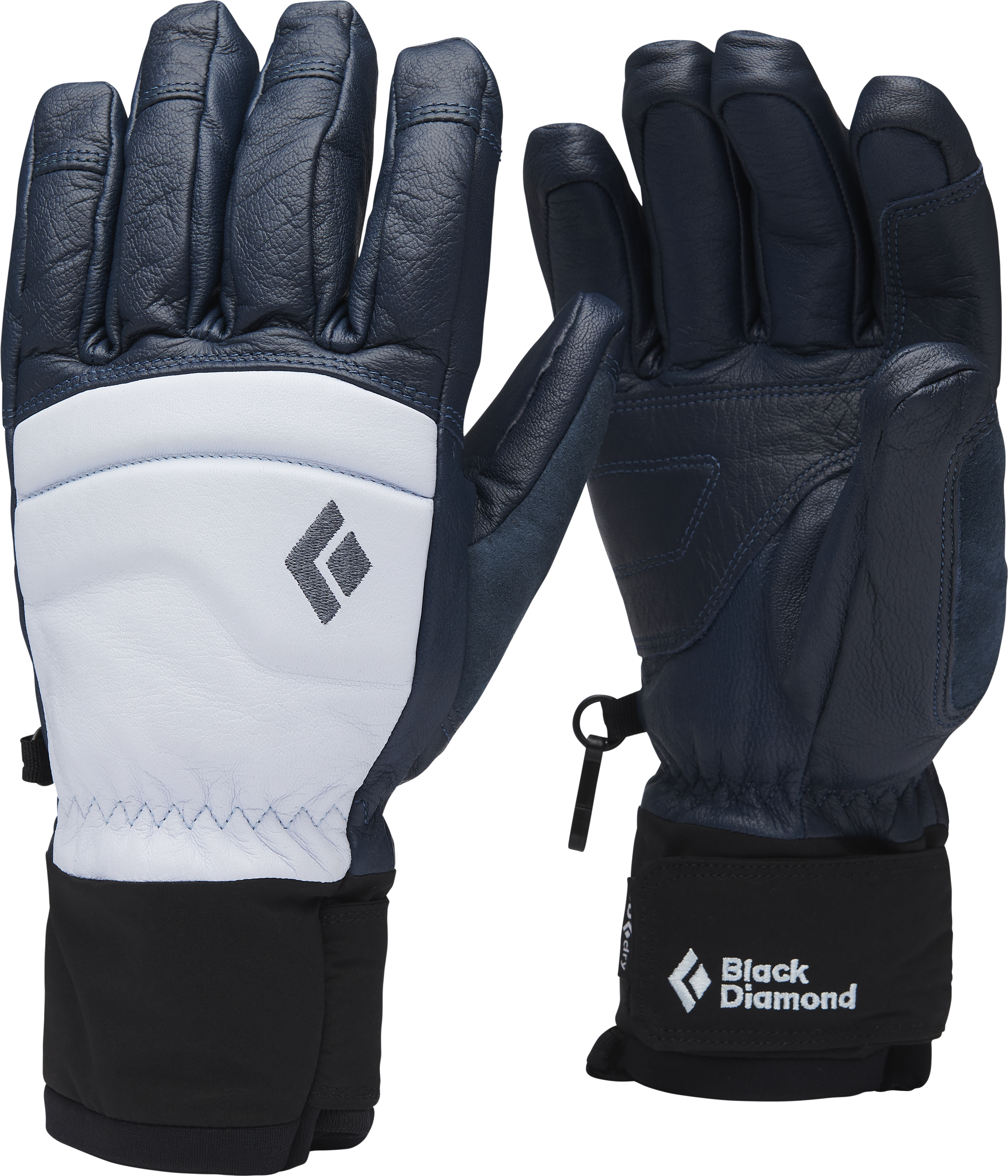 Black Diamond Women’s Spark Gloves Charcoal-Belay Blue