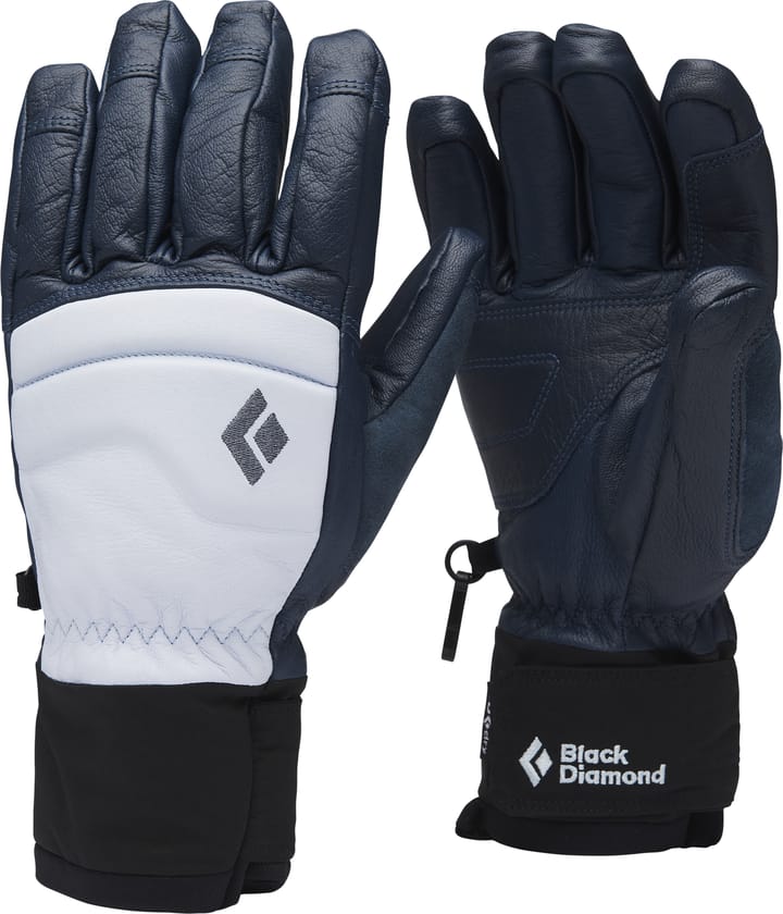 Black Diamond Women's Spark Gloves Charcoal-Belay Blue Black Diamond