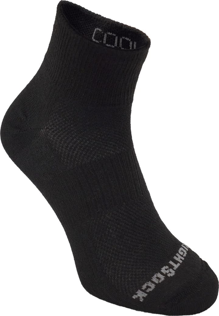 Wrightsock Coolmesh II Quater Anti Blister System Black Wrightsock