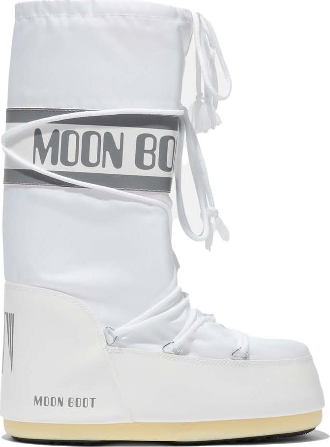 Moon Boot Unisex Icon Nylon White Moon Boot