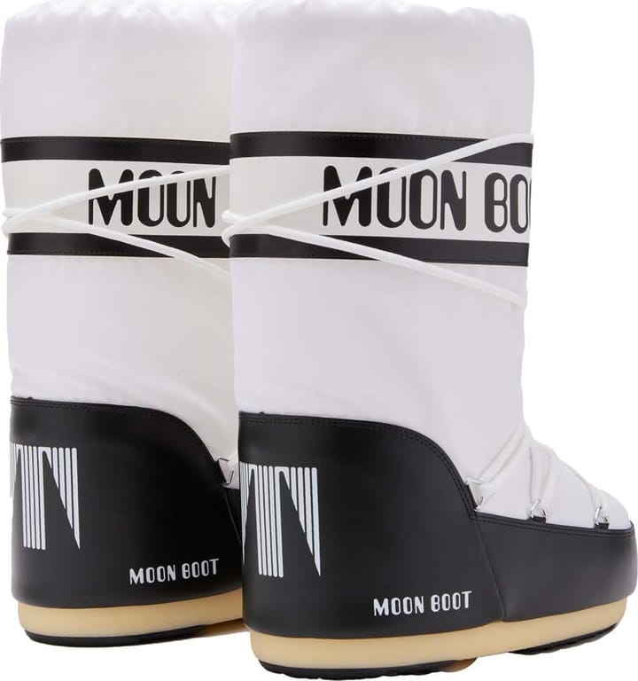 Moon Boot Unisex Icon Nylon Black/white Moon Boot