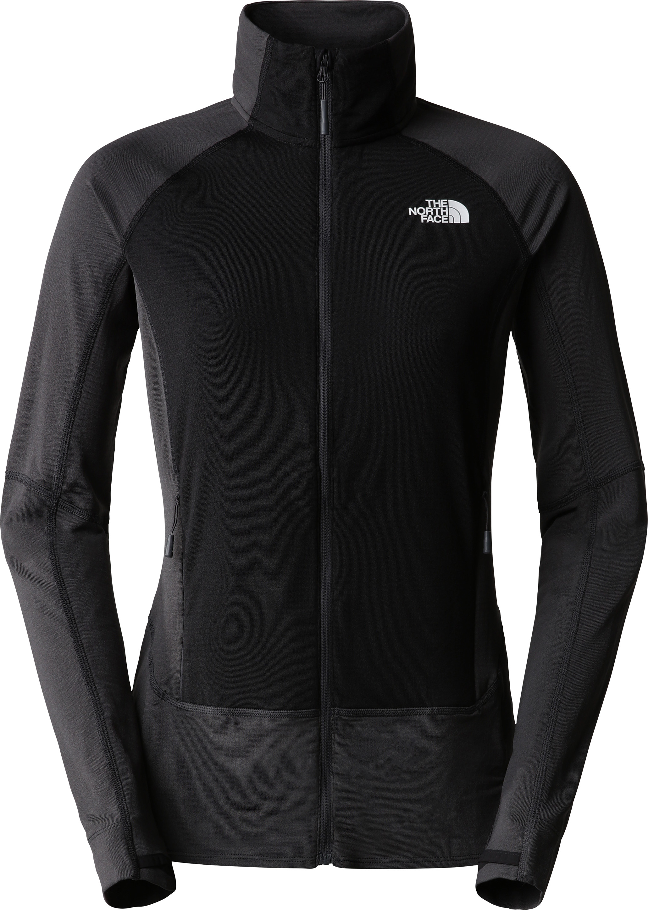 The North Face Women’s Bolt Polartec Power Grid Jacket Asphalt Grey/TNF Black/NPF