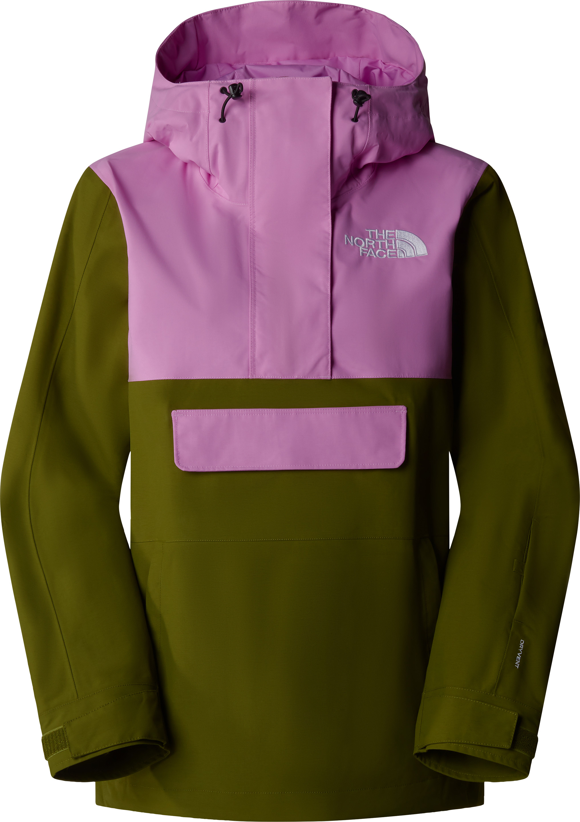 The North Face Women’s Driftview Anorak Forest Olive/Dragonfruit