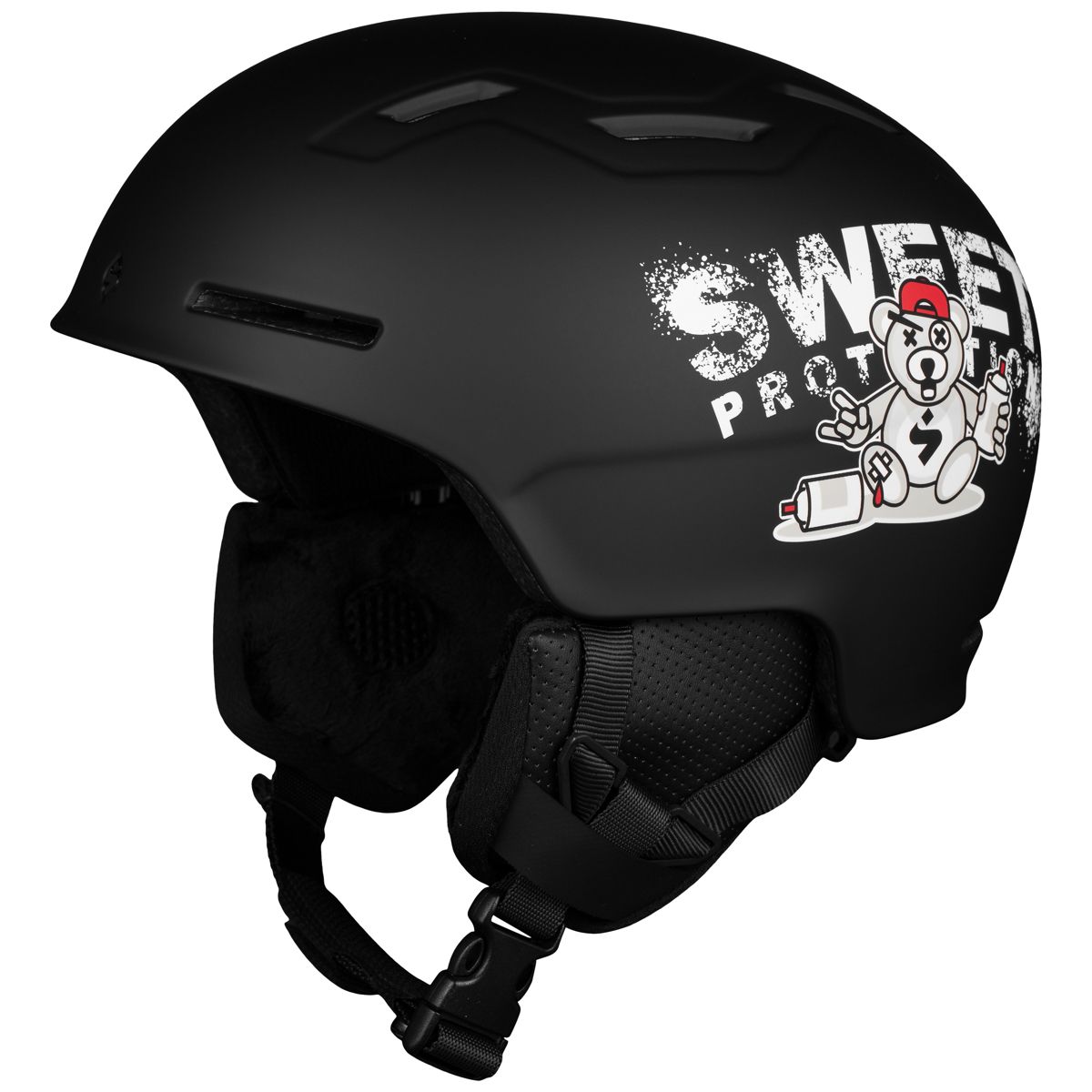 Sweet Protection Winder Helmet Jr Black Teddy