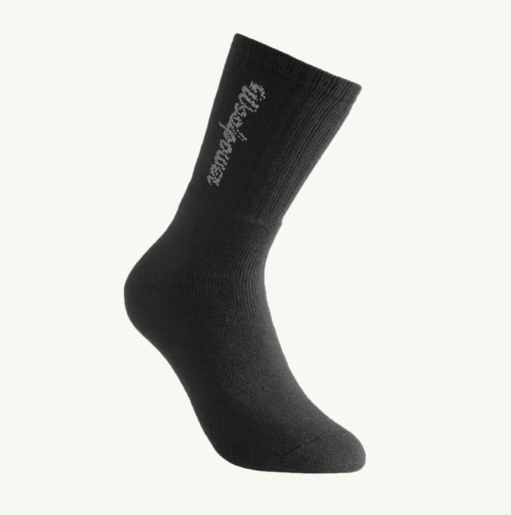 Woolpower Socks 2-Pack Logo 400 Classic Black Woolpower