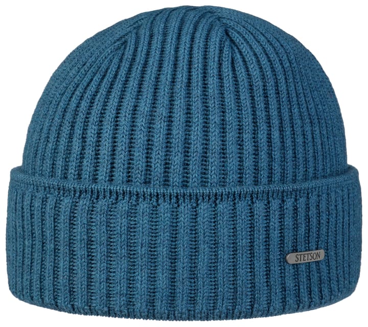 Stetson Unisex Beanie Merino Wool Ocean Blue Stetson