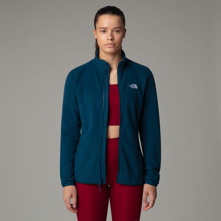 The North Face Women's 100 Glacier Full-Zip Fleece Midnight Petrol The North Face