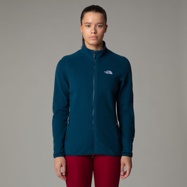 The North Face Women's 100 Glacier Full-Zip Fleece Midnight Petrol The North Face