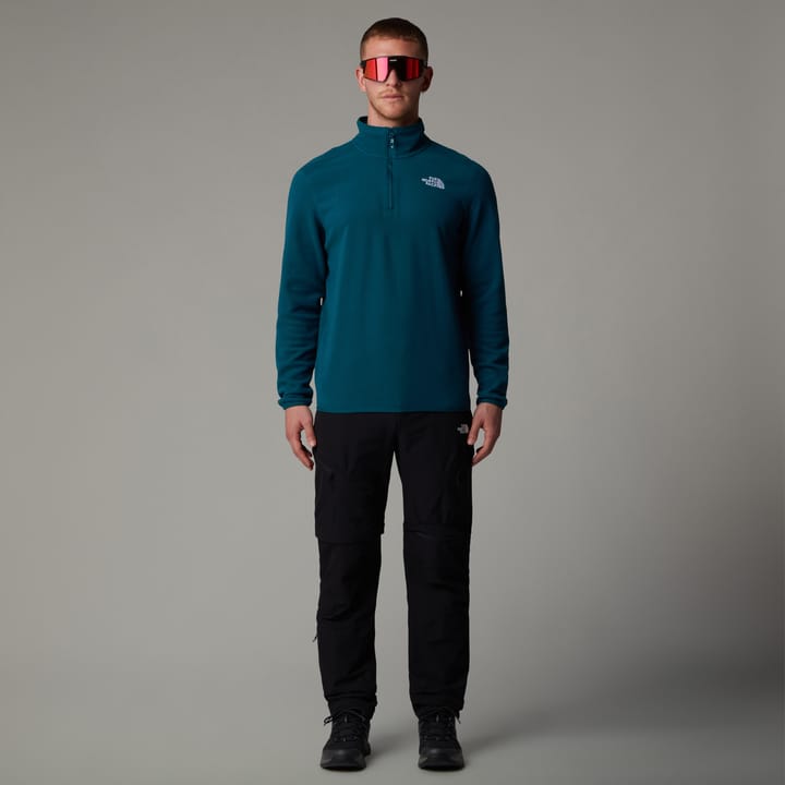 The North Face Men's 100 Glacier 1/4 Zip Fleece Midnight Petrol The North Face