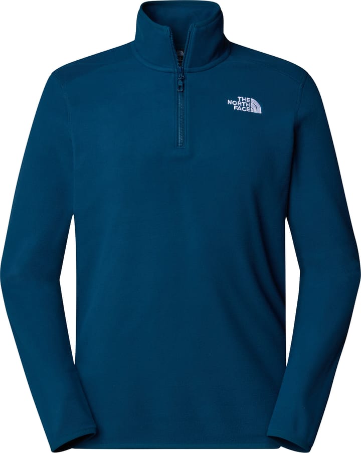 The North Face Men's 100 Glacier 1/4 Zip Fleece Midnight Petrol The North Face