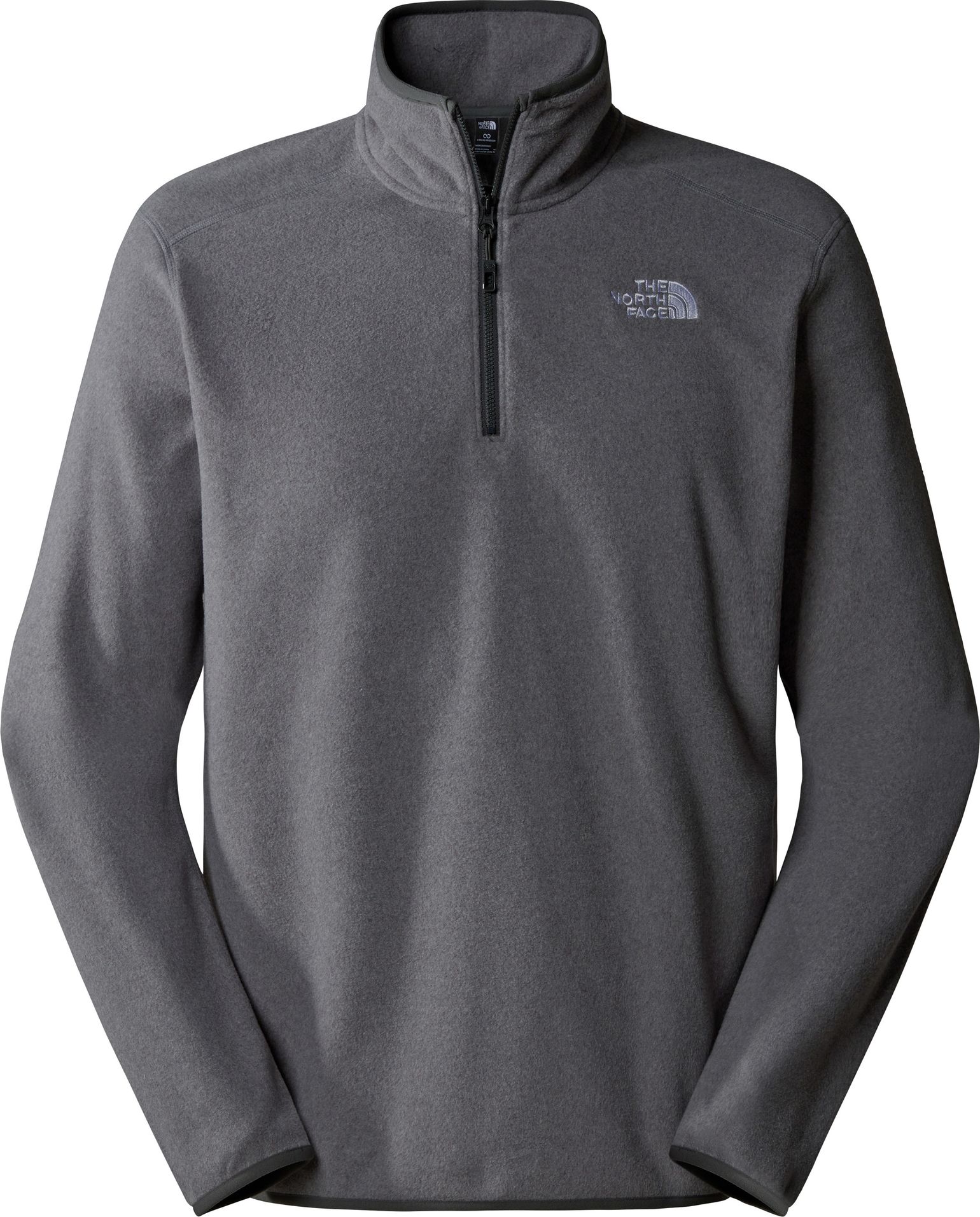 The North Face Men's 100 Glacier 1/4 Zip Fleece TNF Medium Grey Heather