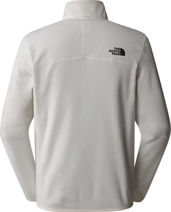 The North Face Men's 100 Glacier 1/4 Zip Fleece White Dune/NPF The North Face