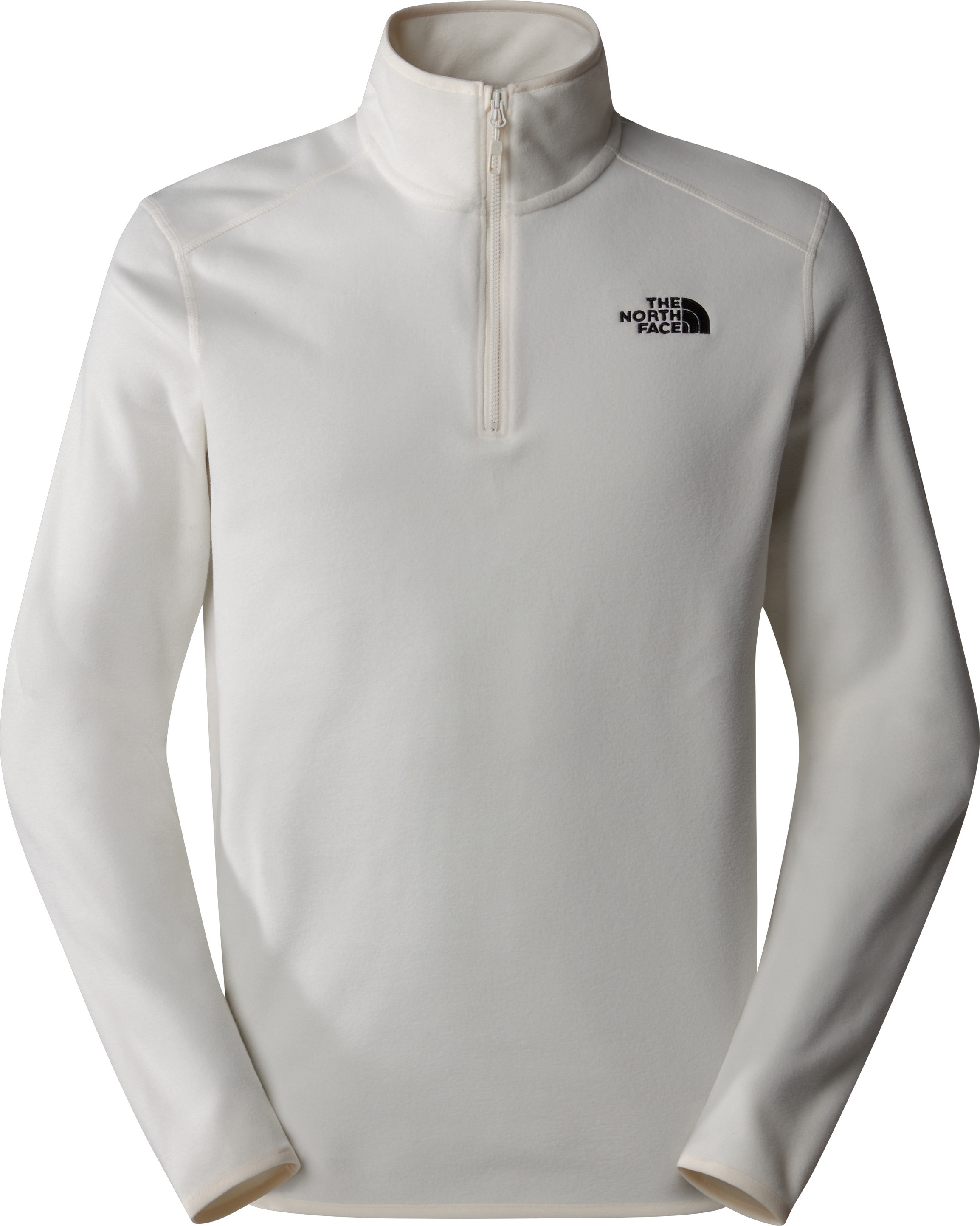 The North Face Men’s 100 Glacier 1/4 Zip Fleece White Dune/NPF