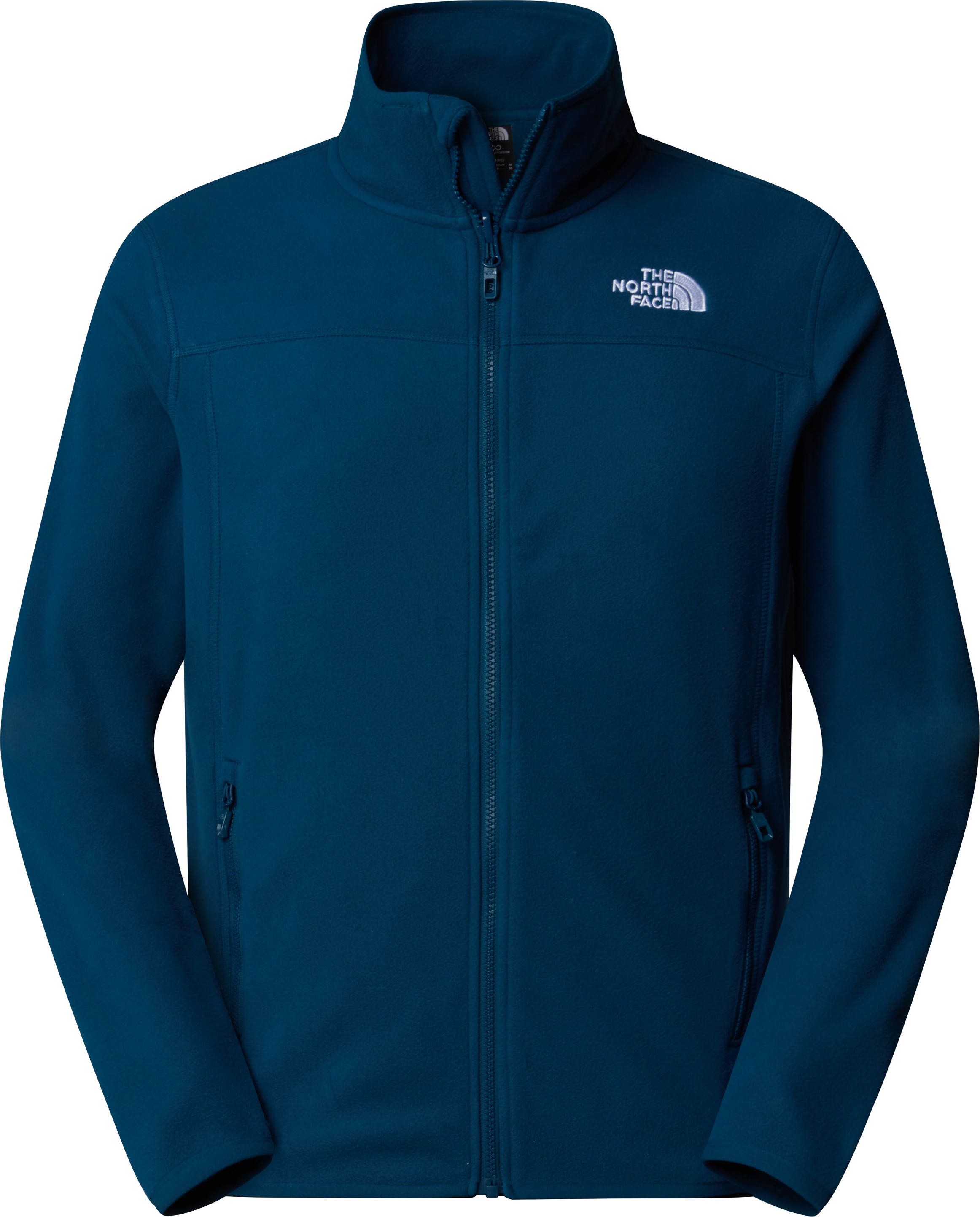 The North Face Men’s 100 Glacier Full-Zip Fleece Midnight Petrol